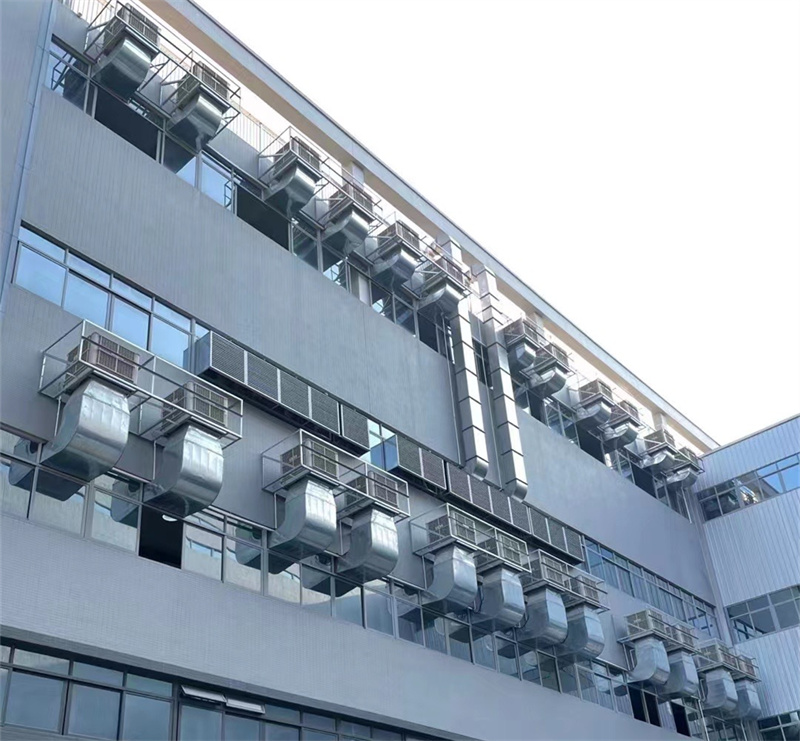 南沙某燈具廠車間外墻安裝環(huán)?？照{(diào)